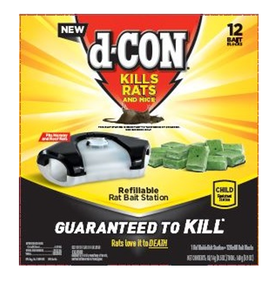 d-CON® Refillable Rat Bait Station 